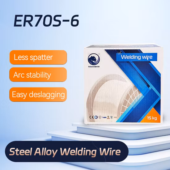 Mild Steel Copper Coated 0.8mm 1.0mm 1.2mm 1.6mm Sg2 Er70s-6 CO2 MIG Welding Wire
